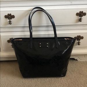 Black Kate Spade tote handbag EXCELLENT condition